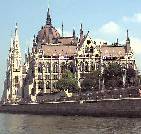 Sightseeing around Budapest - the Parliament building - before we started our Cycle Holiday in Hungary