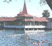 Thermal pool bath at Heviz