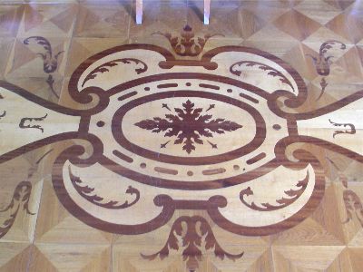 Wooden floor pattern