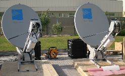 Transportable iDirect VSAT terminal