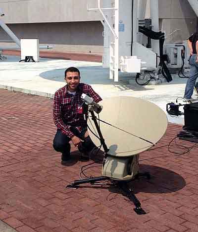 Transportable VSAT antenna