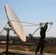 Typical implementation of a C band VSAT antenna