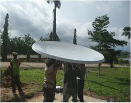 VSAT dish