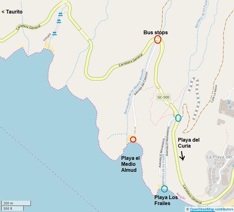 Openstreetmap Playa el Medio Almud