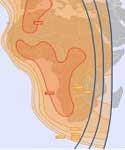 NSS10 satellite footprint