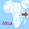 Button with map of Africa