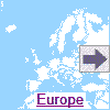 Button with map of Europe