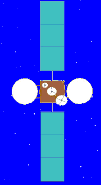 INSAT 3C satellite: artists impression