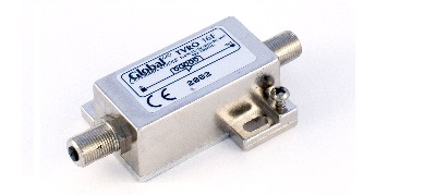 L band in-line slope amplifier