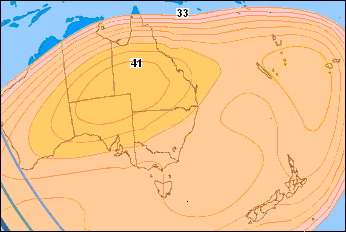 NSS 5 South-West C-Band zone beam