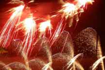 Fireworks over the port, Madeira