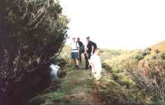 Footpath beside water channel