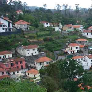 The walking route today towards Camacha