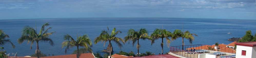 View of the Atlantic from Four Views monumental Lido, Funchal.