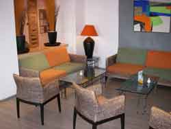 Lounge with comfortable chairs and WiFi