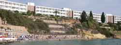 View from the beachfront
