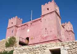 Red Tower or St Agatha's Tower, Malta