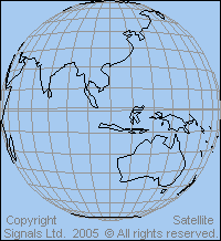 Satellite location for: B-SAT 1B, B-SAT 2A, B-SAT 2C, JC-SAT 1 and NSAT-110 