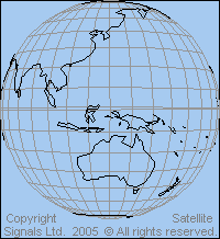 Satellite map: Rimsat-1 and GORIZONT 41