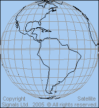 Satellite map: Brazilsat
