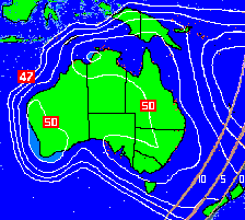 NSS6 Australia beam