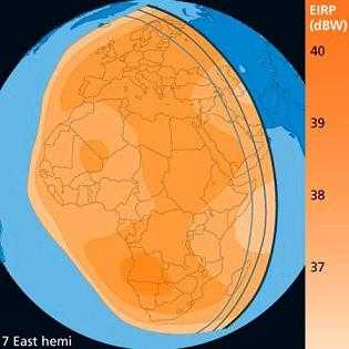 NSS-7 East Hemi beam