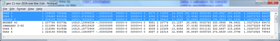 1-line elements
