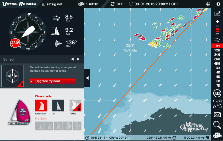 Set 136 wind angle