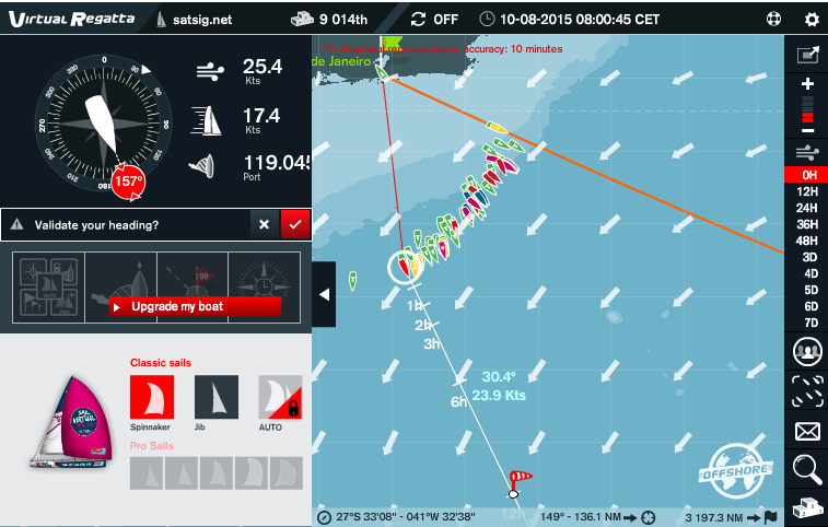 Clipper boats in great NE winds