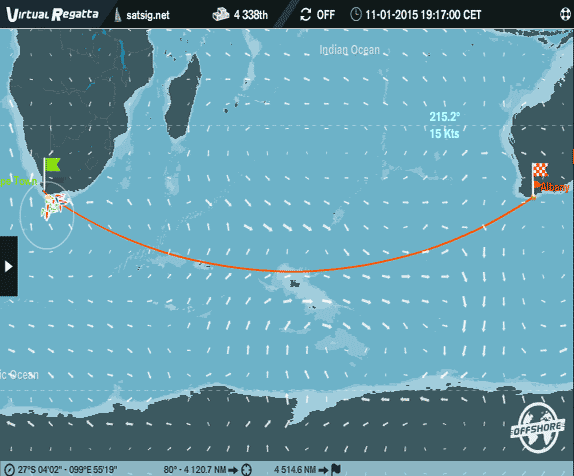 Clipper 1516 overview of the course