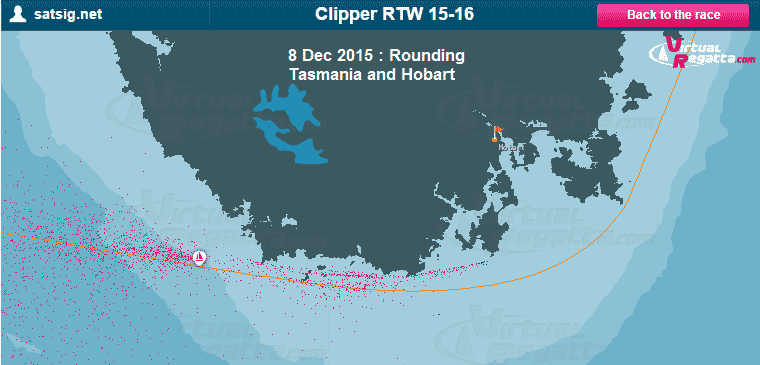 Some of the 35000 boats passing South East Cape