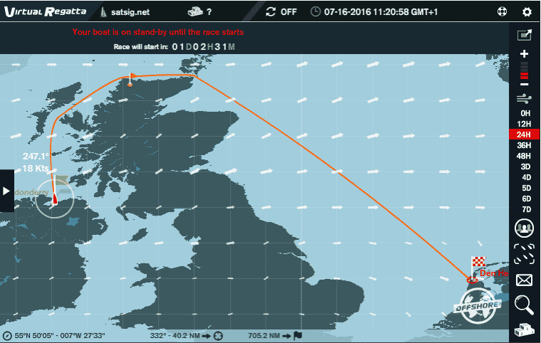 Londonderry to Den Helder