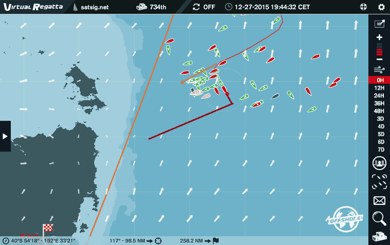 Dubious race route planning