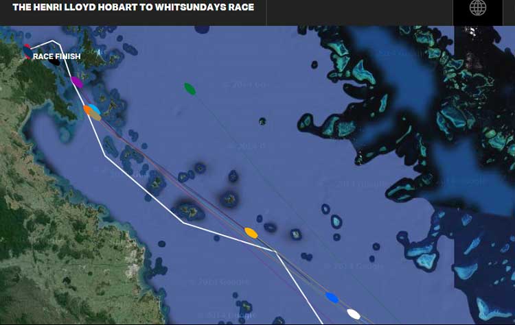 Finish of the Clipper Round the World race: Hobart to Whitsundays