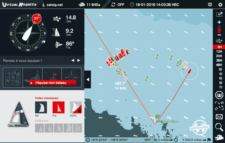 Start of the Clipper race: Whitsundays to Dan Nang, Vietnam