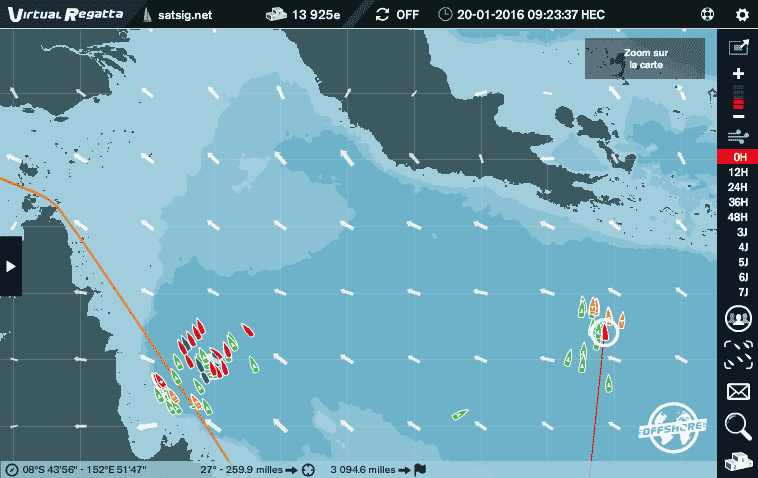 Sailing towards New Guinea