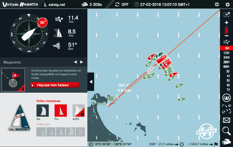 The start of Clipper race: leg 8