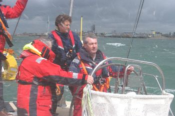 Clipper sailing near Gosport