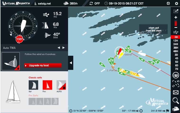 Rounded the Fastnet rock