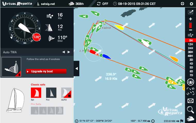 Around the Fastnet rock and Pataenius buoy