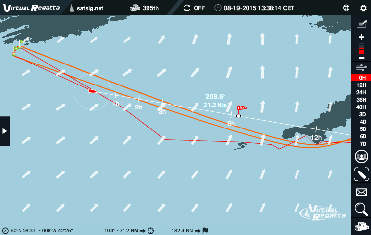 Returning across St. Georges Channel