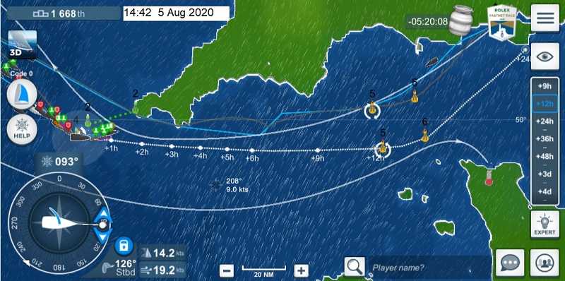 Chart Scilly Isles to Cherbourg-detail