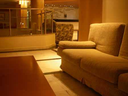 Comfortable seating in reception area.