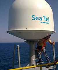 Marine SeaTel Ku-Band Installation