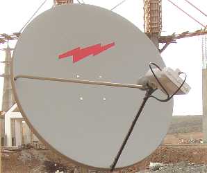 Andrew VSAT dish