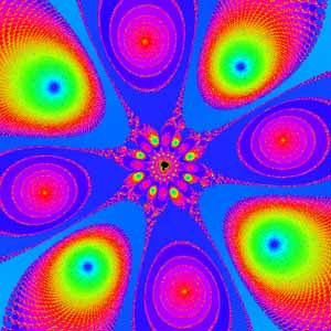 Mandelbrot image : black hole