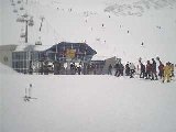Alpinstation ski lifts on the Kitzsteinhorn glacier