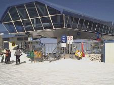 Ski list terminal - end of second stage
