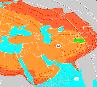 Eutelsat W6 satellite internet in Tajikistan