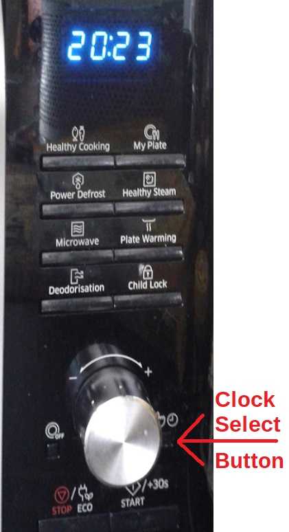 Setting the time clock